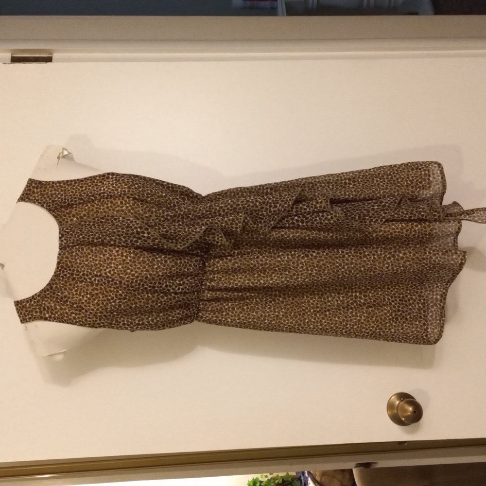 H&M Animal print sleeveless dress